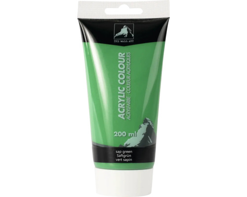 Tub med akrylfärg savgrön, 200 milliliter