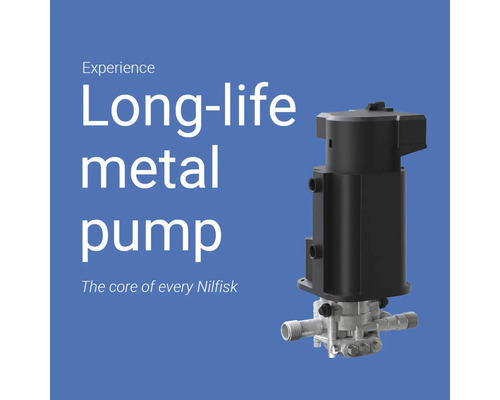 Nilfisk högtryckstvätt pump av metall