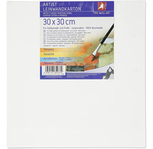 Canvas kartong, 30 x 30 cm, lämplig för tempera, gouache, akrylfärger och oljefärger