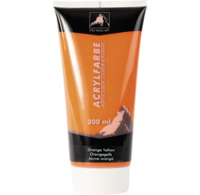 Tub akrylfärg orange gul, 200 ml
