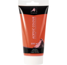 Tub akrylfärg cinnoberröd 200 ml