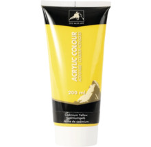 Tub med gul akrylfärg, 200 ml