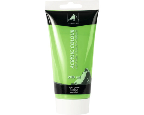 Tub med ljusgrön akrylfärg, 200 ml