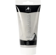 Tub med silverfärgad akrylfärg, 200 ml