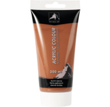 Tub akrylfärg bränd Siena, 200 ml