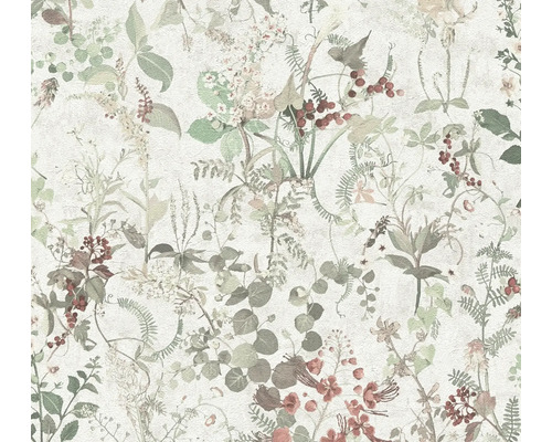 Tapet med växtmotiv för väggdekoration