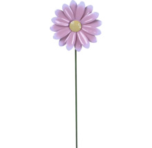 Dekorativ trädgårdsblomma av metall på en pinne