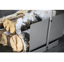 Vedkorg med björkved