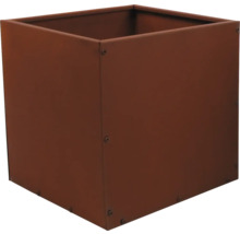 Fyrkantig blomlåda i metall