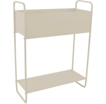 Metallplanteringslåda med hylla