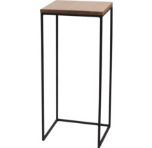 Sidobord med träskiva och metallram