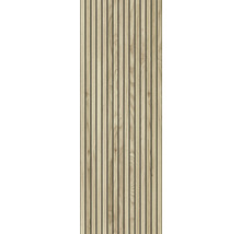 Träpanel med ribbstruktur