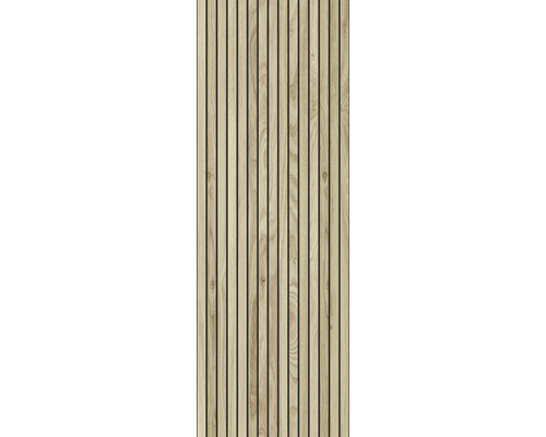 Träpanel med ribbstruktur