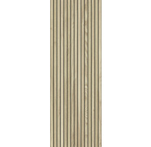 Träpanel med lamellstruktur för väggdekoration