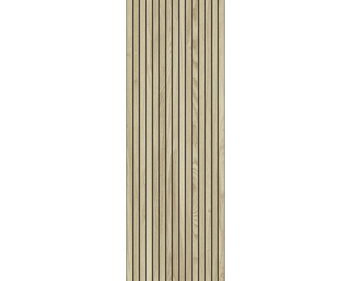 Träpanel med lamellstruktur för väggdekoration