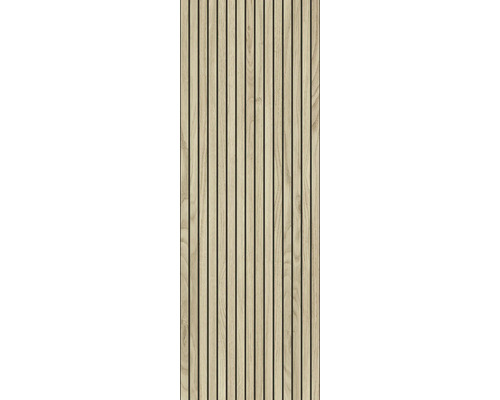 Träpanel med lamellstruktur för väggdekoration