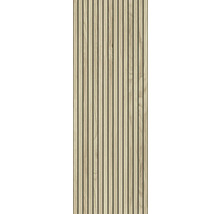 Träpanel med vertikala lameller för väggbeklädnad