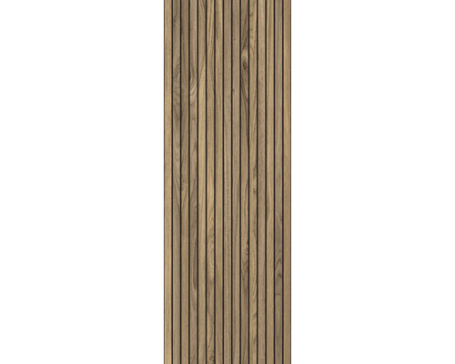 Träpanel med vertikala lameller för vägg- och takdekoration