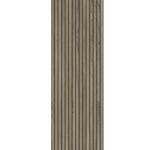 Träpanel med vertikala lameller för vägg- och takdesign