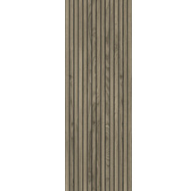 Akustikpanel med träribbor