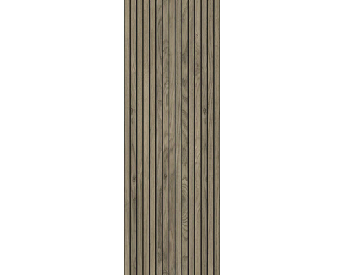 Akustikpanel med träribbor