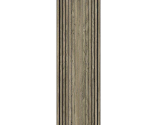 Träpanel med ribbstruktur för vägg- och takdekoration