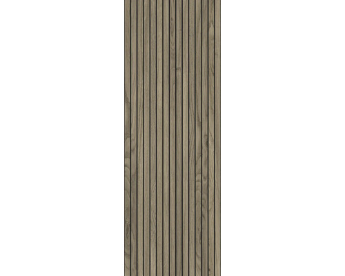 Akustikpanel med trälameller för väggdekoration