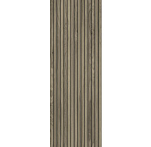 Träpanel med lamellstruktur för väggdekoration