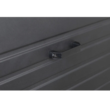 Närbild av en förvaringslåda med handtag