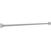 Metallstöd med monteringsplattor för fastsättning