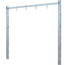 Metallställning med krokar för upphängning