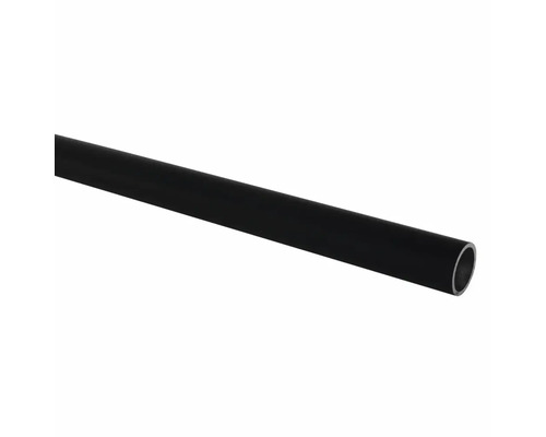 Svart stålrör i tvärsnitt