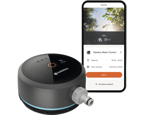 Gardena Smart Water Control bevattningskontroll med smartphone-app