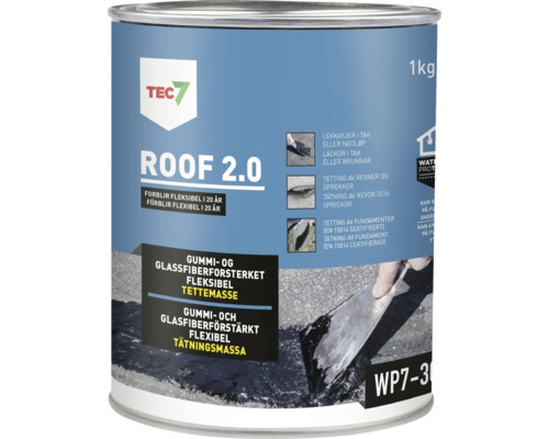 TEC7 Roof 2.0 tätningsmassa, 1 kg burk
