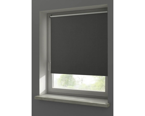 Klämrullgardin mörkläggande grå 90cmx210cm Grå fönsterrullgardiner för ljuskontroll