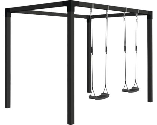 Gungställning PLUS Daylife modell 2 Gungställning med två gungsitsar för trädgården