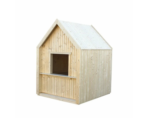 Lekstuga av trä för trädgården