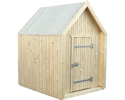 Lekstuga PLUS Classic 144x124cm Trädgårdshus i trä med dörr