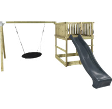 Lektorn med rutschkana och gunga