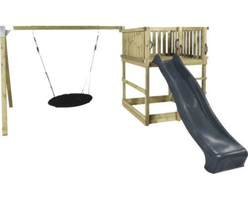 Lektorn med rutschkana och gunga