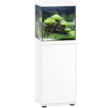 Komplett akvarium med underskåp och inredning