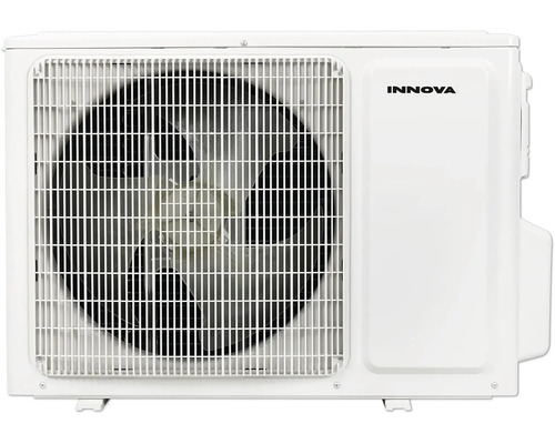 Luftkonditionering utomhusenhet med Innova-logotyp