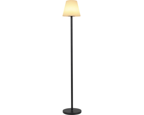 Golvlampa med lampskärm och rund fot