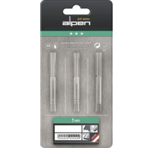 Alpen gängtapp set i blisterförpackning