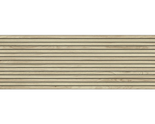 Träpanel med horisontella lameller för vägg- och takbeklädnad