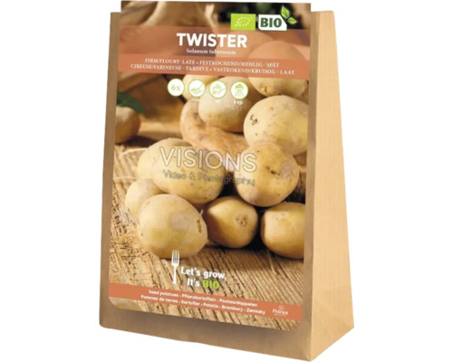 Sätt potatis Twister i säck med bio sigill