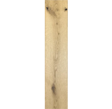 Träplanka av ek med kvistar