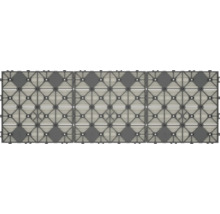 Trädgårdsplattor av plast, sammanfogade