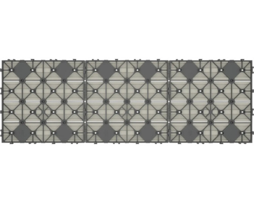 Trädgårdsplattor av plast, sammanfogade