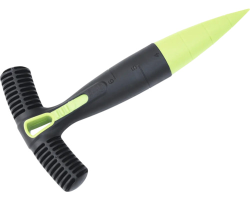 Planteringsverktyg med T-handtag och djupmarkering